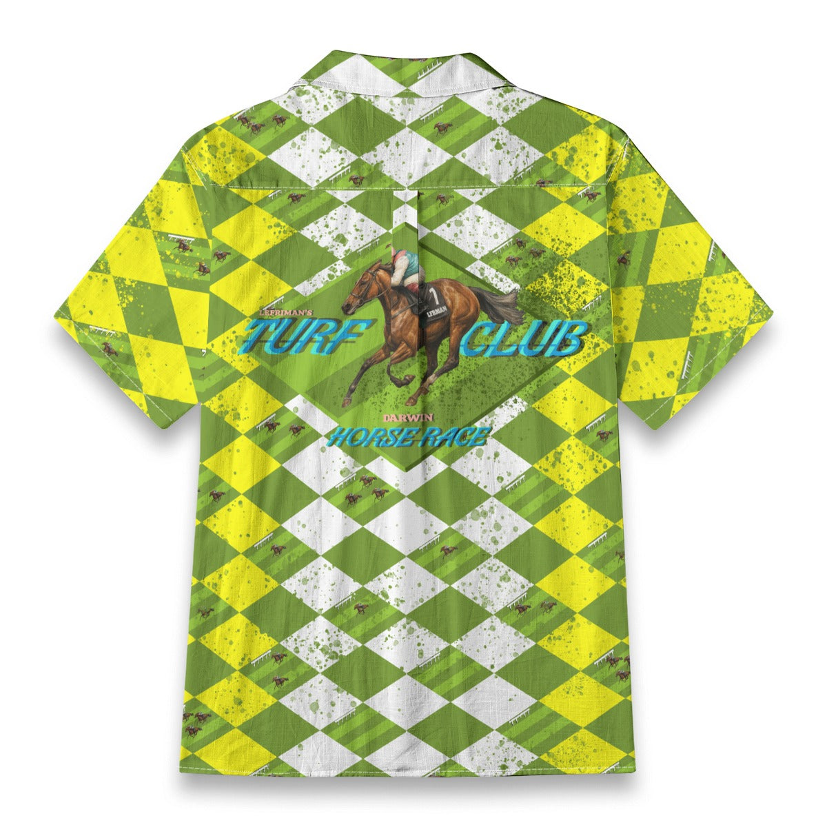 White & Yellow - Turf Club Shirt
