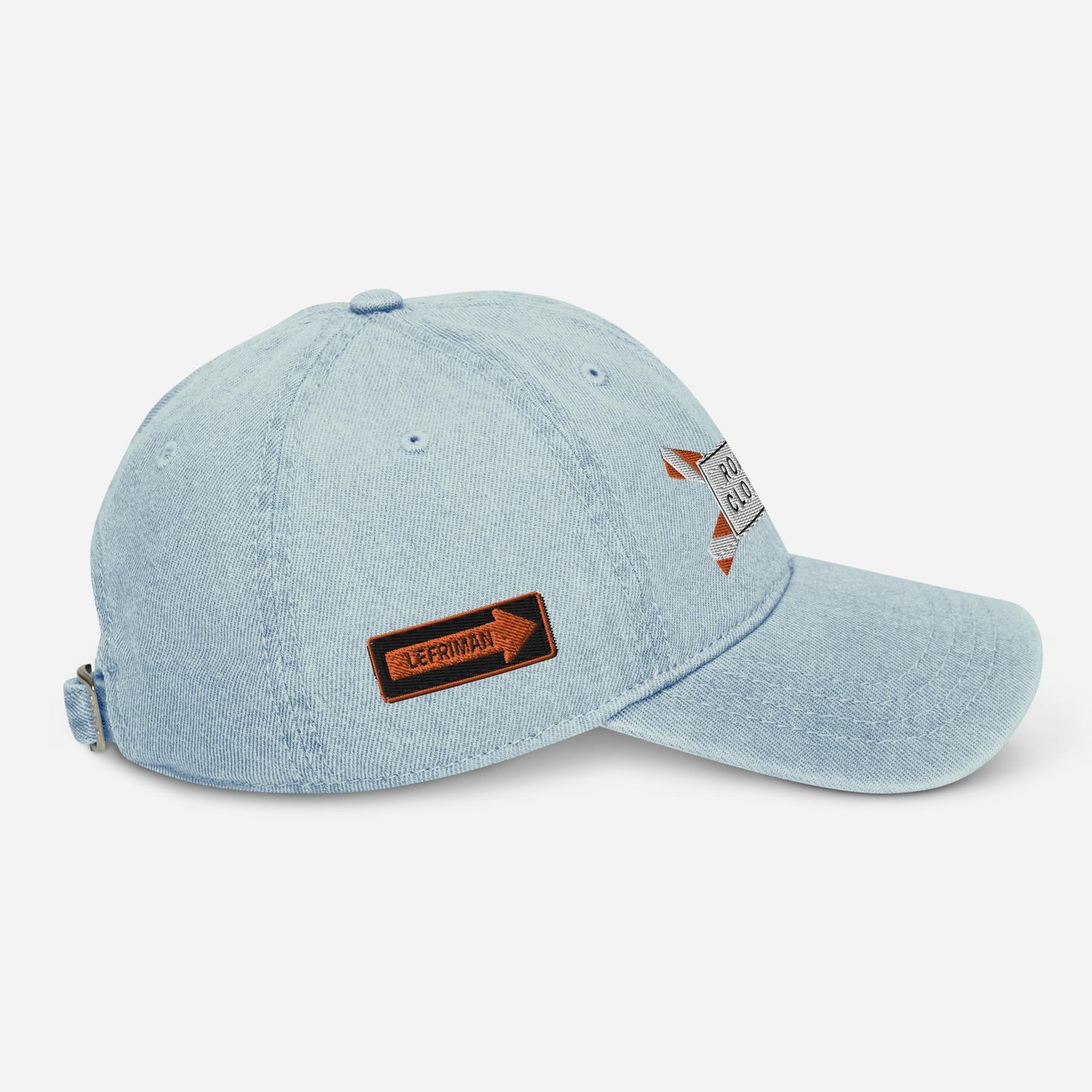 Road Closed Denim Cap