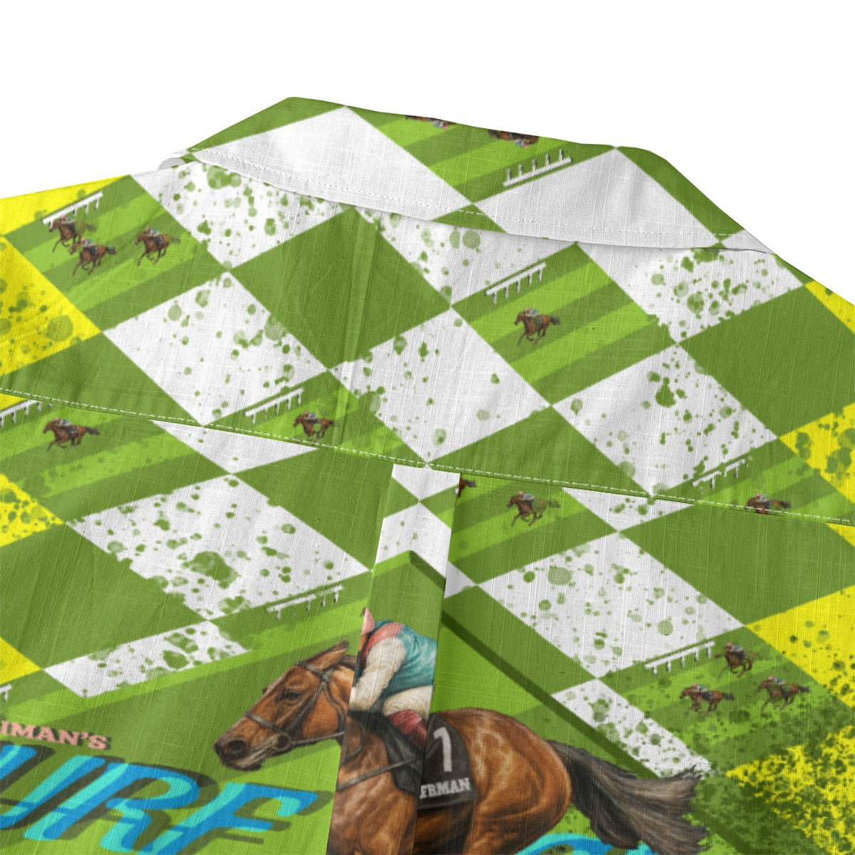 White & Yellow - Turf Club Shirt