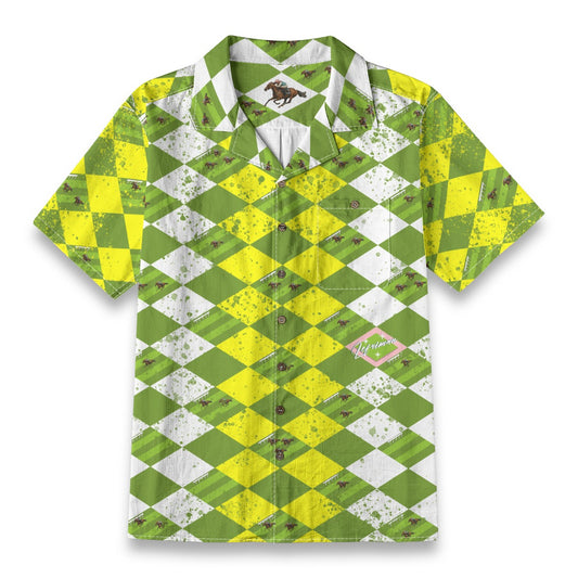 White & Yellow - Turf Club Shirt